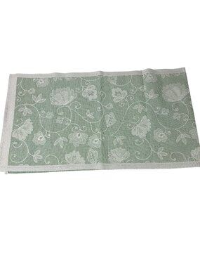 Ekelund Olivia Green Pastel Florals Cotton Table Runner 15 X 52 Veronika Seipel